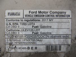 2017 Ford F-150 XLT Silver Crew Cab 3.5L AT 4WD #F24650
